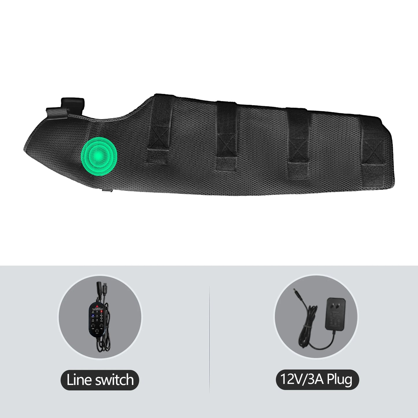 Heated Shoulder Support with Vibration