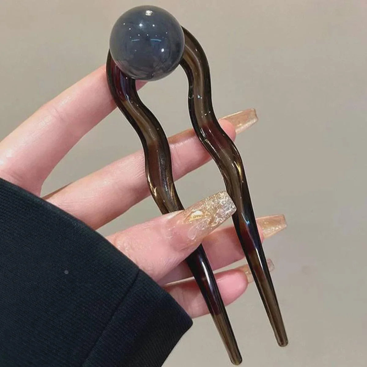 Elegant Pearl U-Shaped Hair Stick