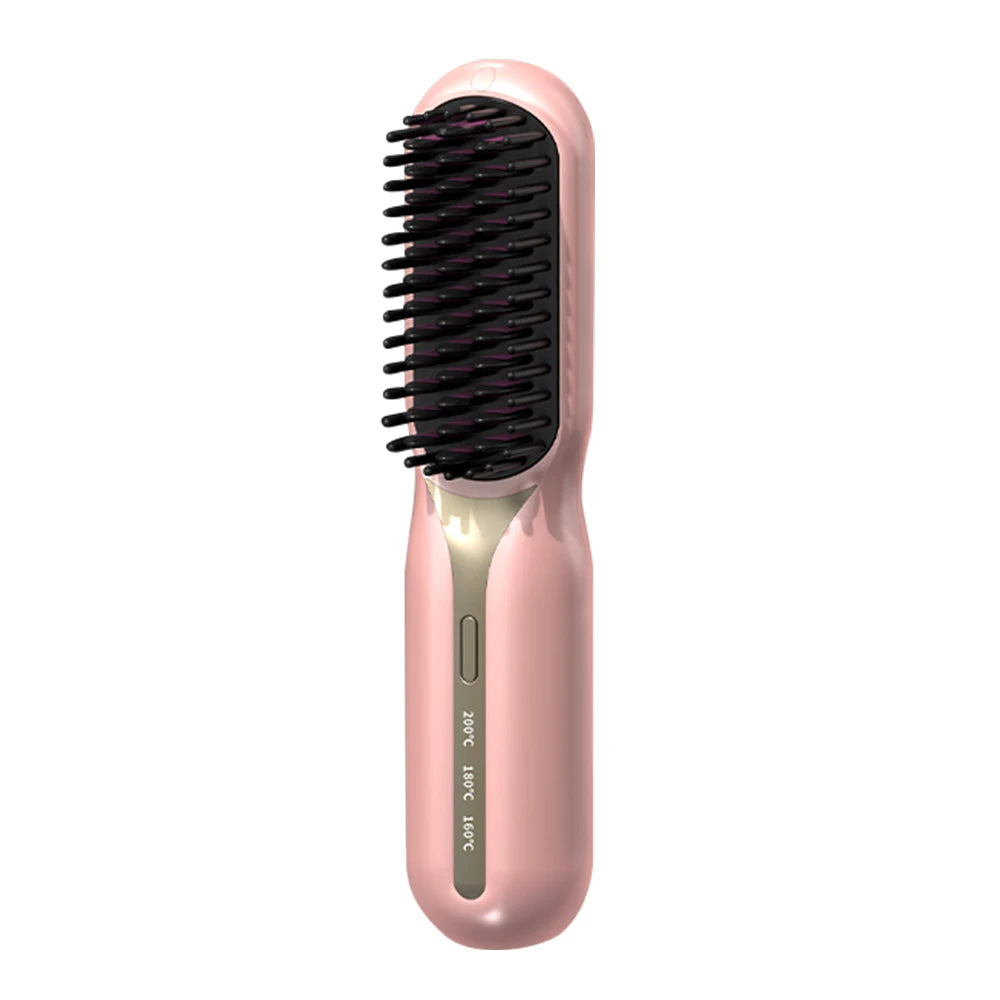 Wireless Electric Hair Straightening Comb