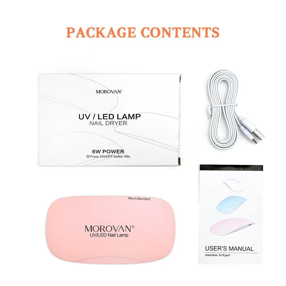 6W Nail Lamp – UV Gel Curing & Dryer