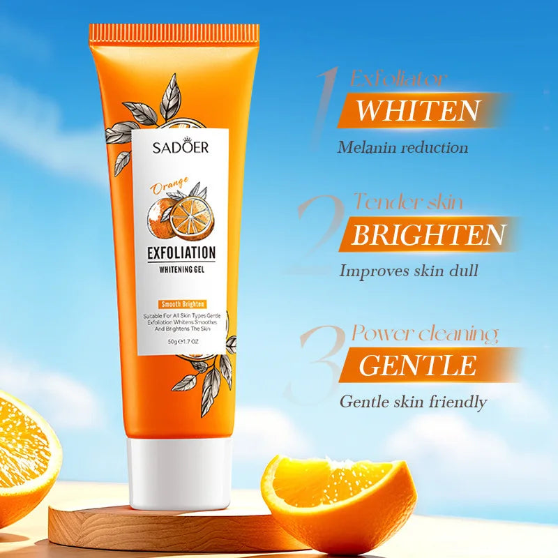 Orange Exfoliating Peeling Gel Facial Scrub