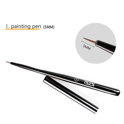 TSZS Nail Art Painting & Liner Brush