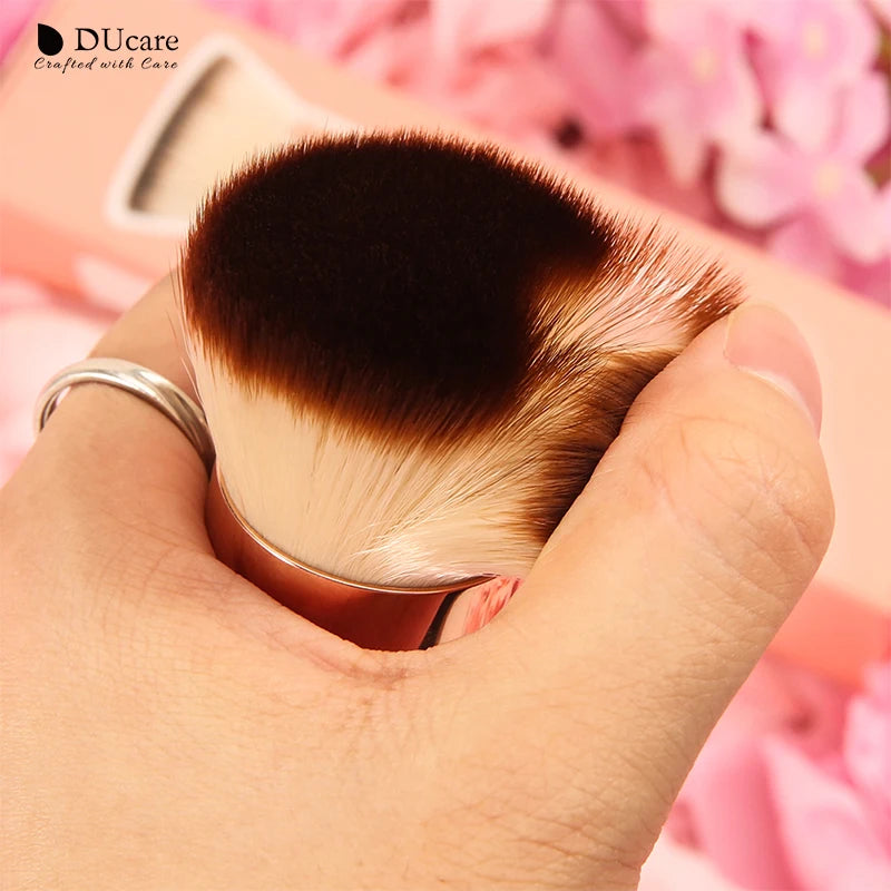 DUcare Flat Top Kabuki Foundation Brush – Synthetic Hair Makeup Brush