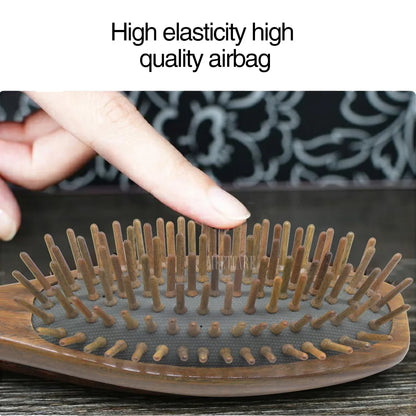 Wooden Massage Hair Brush