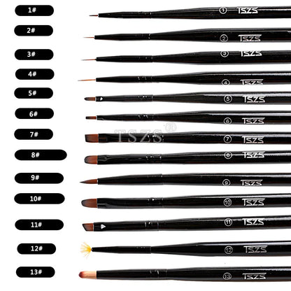 TSZS Nail Art Painting & Liner Brush