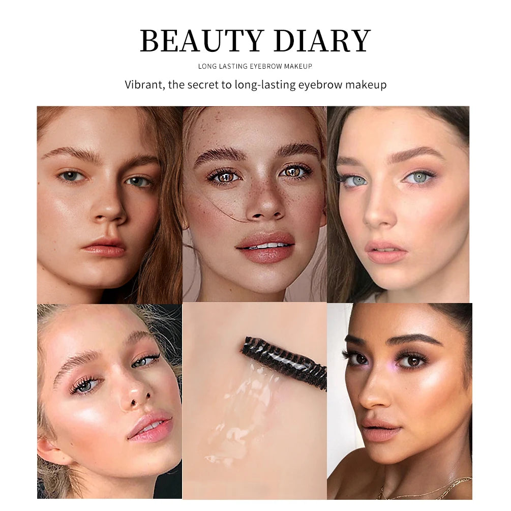 QIBEST Transparent Brow Styling Gel