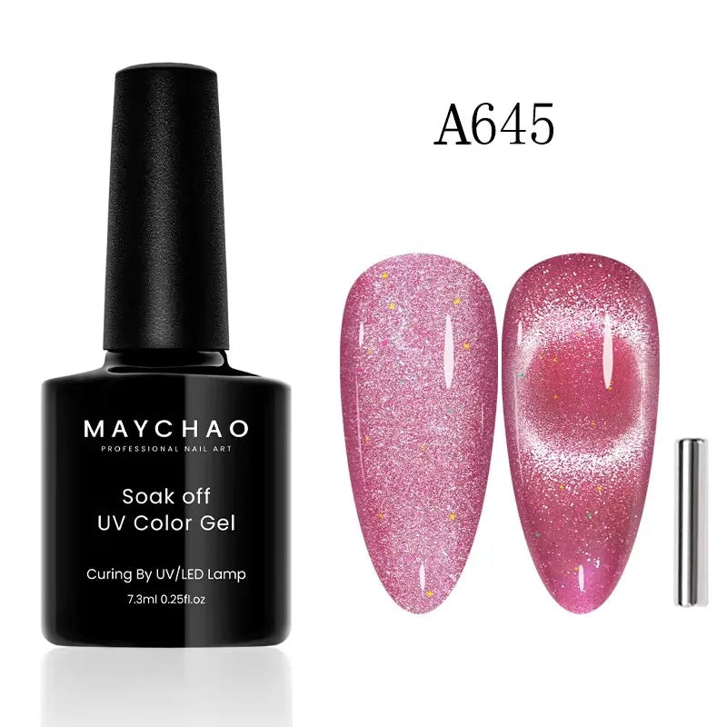 MAYCHAO Galaxy Cat Eye Magnetic Gel Polish