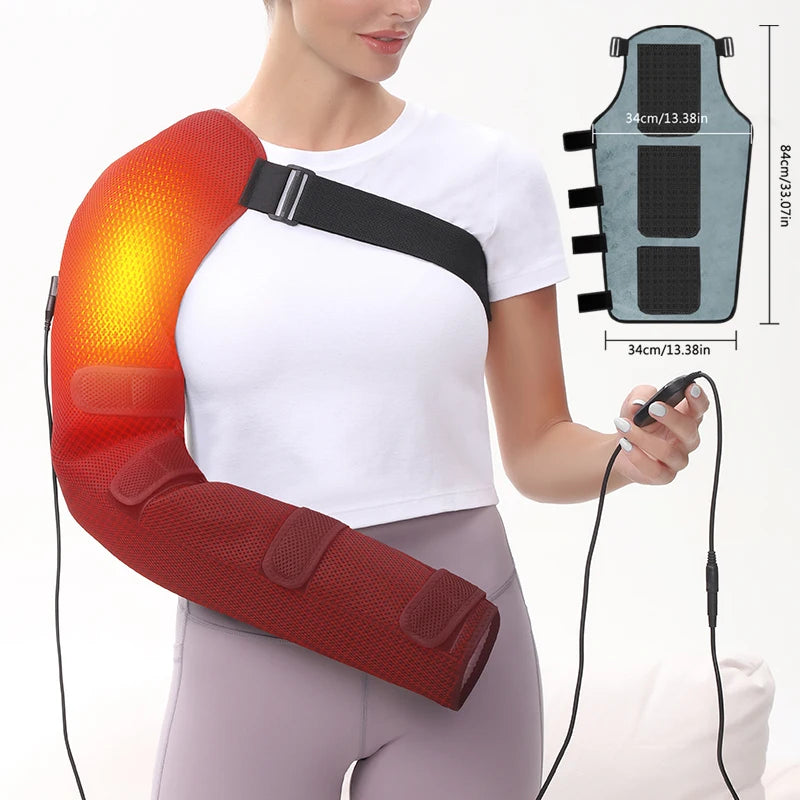 Heated Shoulder Support with Vibration