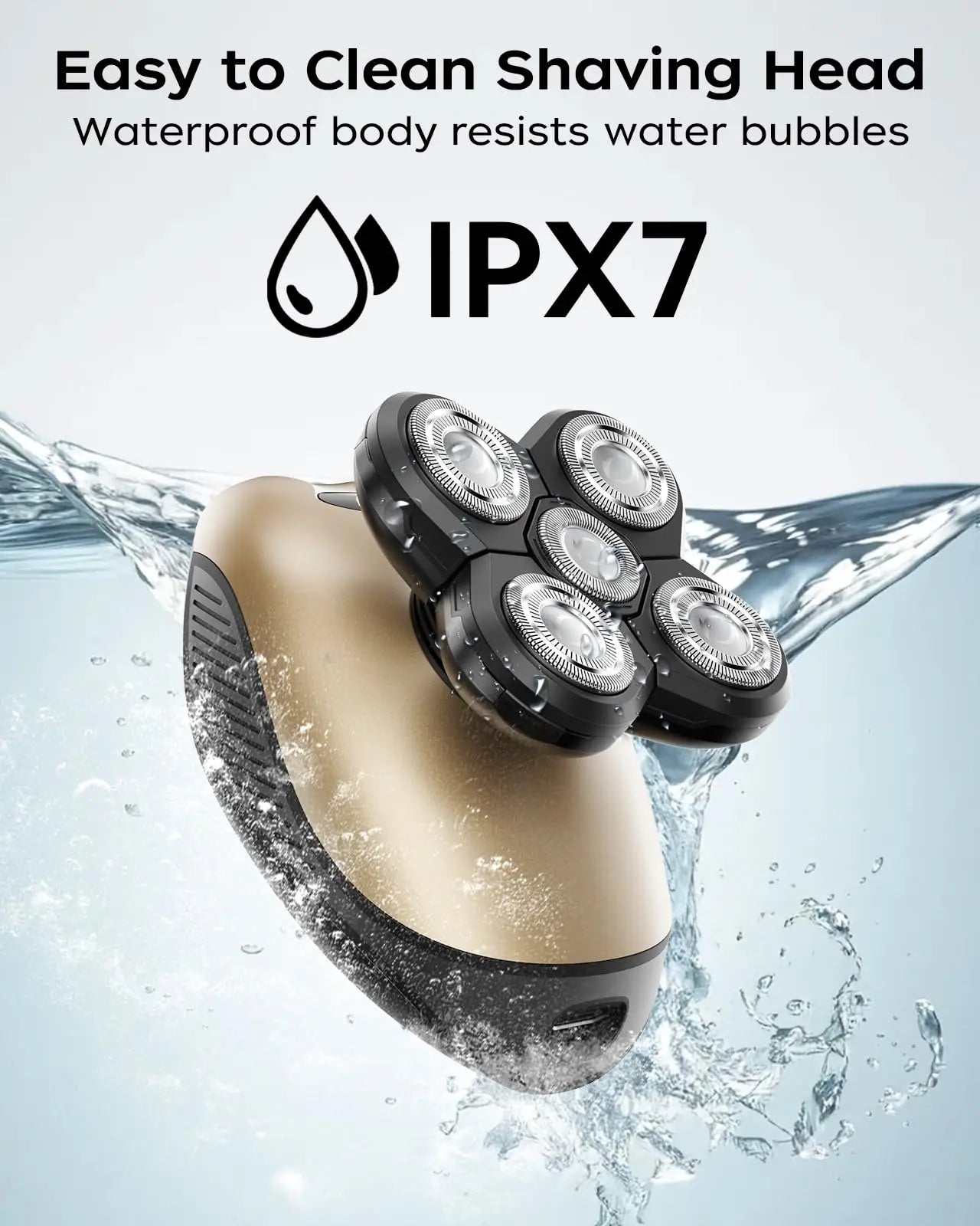 6D Magnetic Electric Shaver for Bald Head & Nose