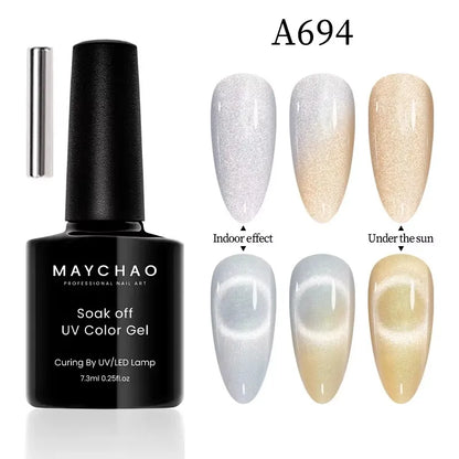 MAYCHAO Galaxy Cat Eye Magnetic Gel Polish