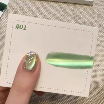 MIANEL 12ml Green Cat Eye Magnetic Gel Polish