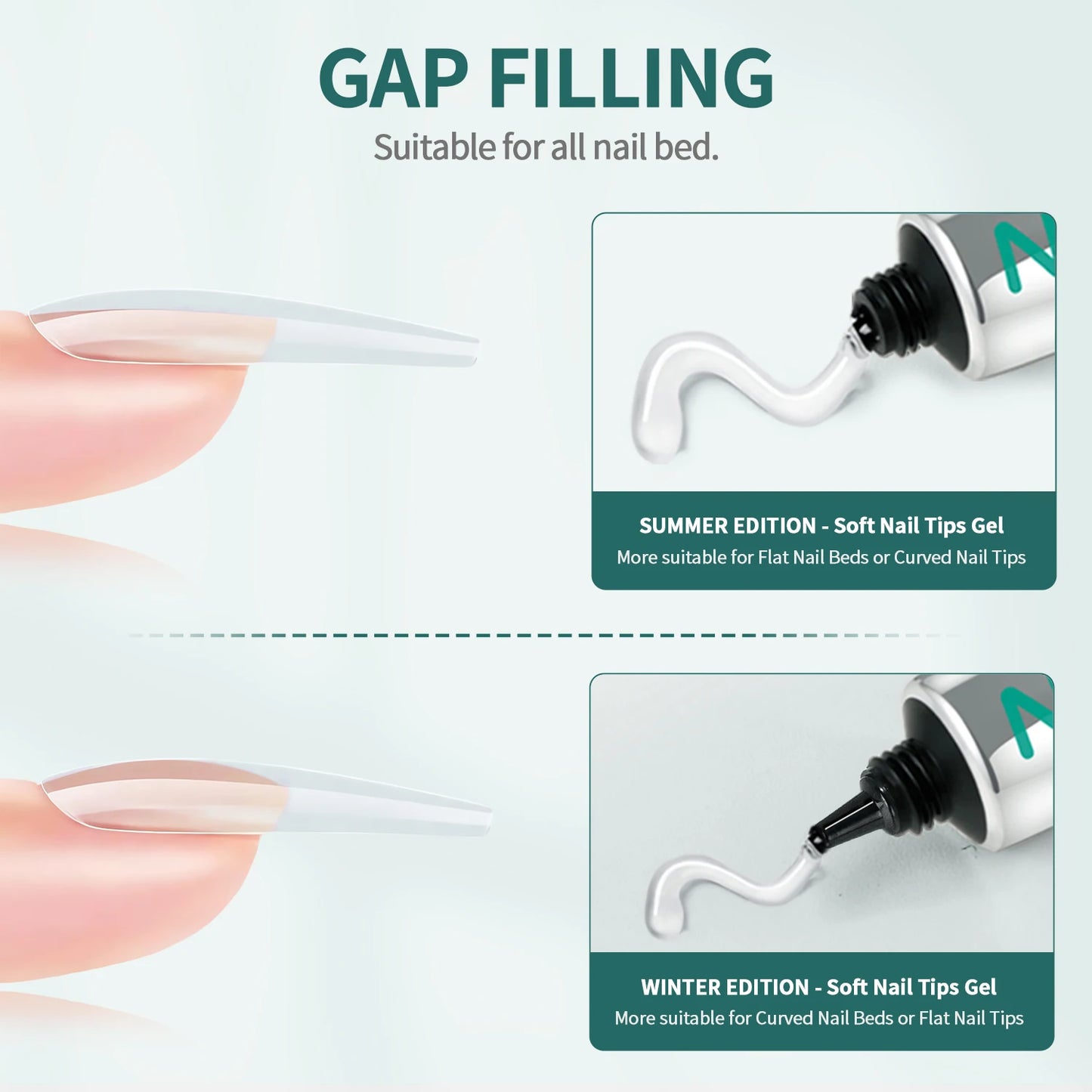 Nailpop Soft Nail Tips Gel