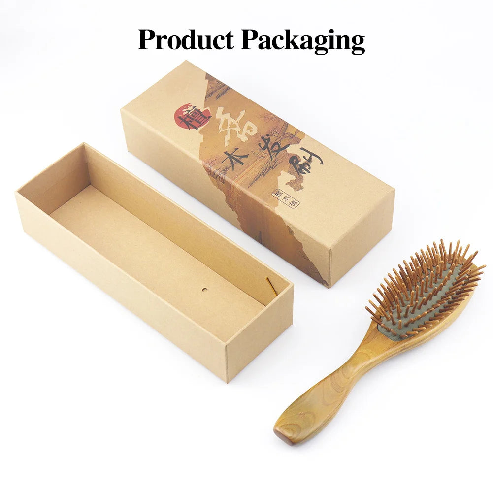 Wooden Massage Hair Brush