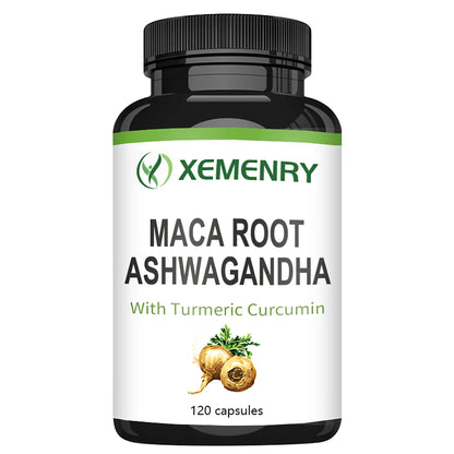 Maca Ashwagandha Capsules – Stress & Energy Boost