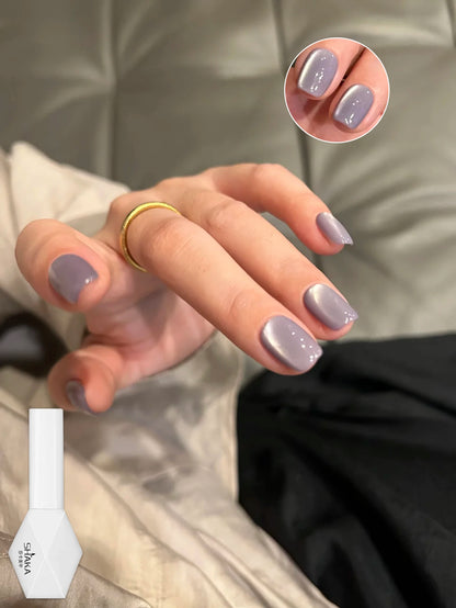 WS Black Glass Cat Eye Magnetic Gel Polish