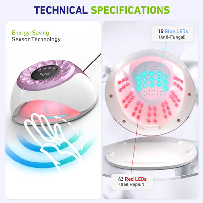 Nail Care LED Light Therapy Device