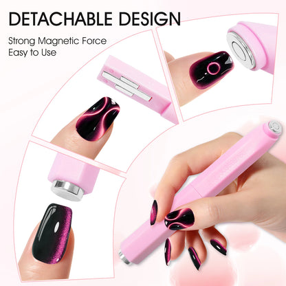 3D Cat Eye Nail Magnet – Gel Nail Art Tool