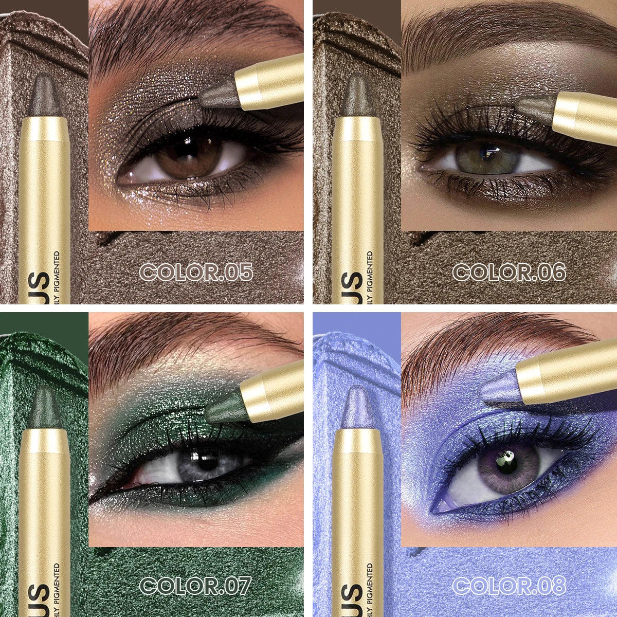 Double-Ended Glitter Eyeshadow Stick