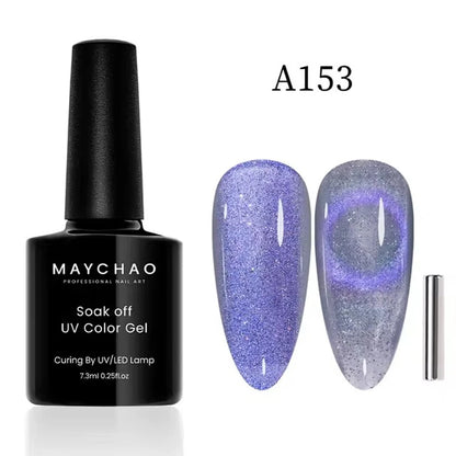 MAYCHAO Galaxy Cat Eye Magnetic Gel Polish