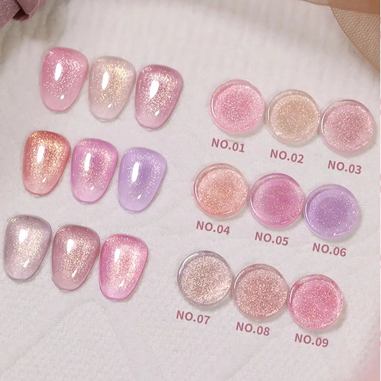 WS Black Glass Cat Eye Magnetic Gel Polish