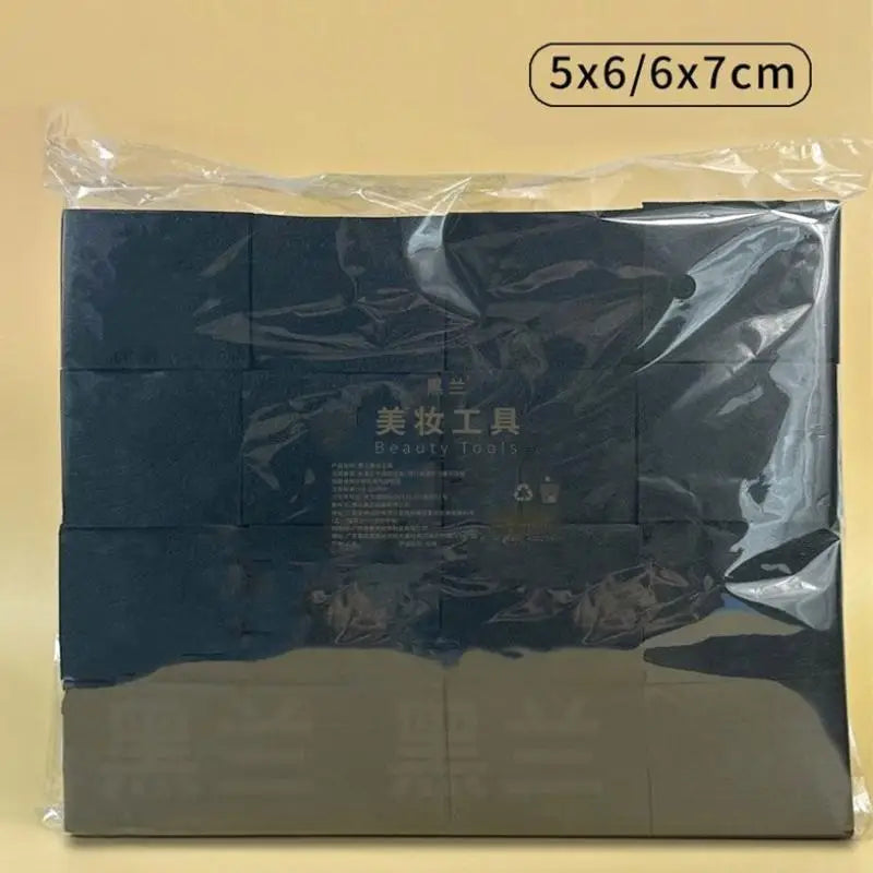 Black Bamboo Charcoal Facial Cleaning Cotton Pads