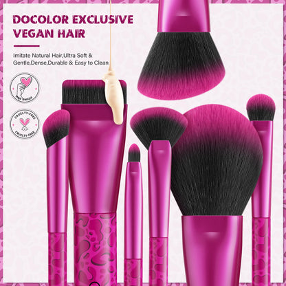Docolor 12-Piece Pink Makeup Brush Set