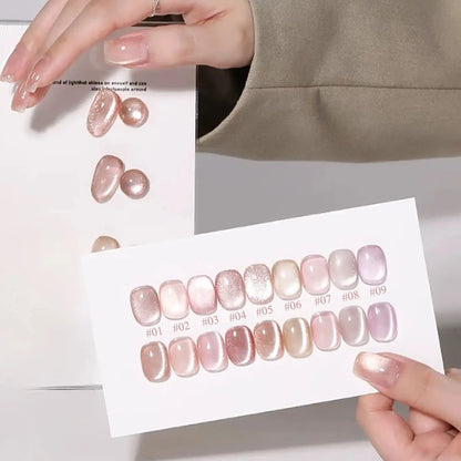 WS Black Glass Cat Eye Magnetic Gel Polish