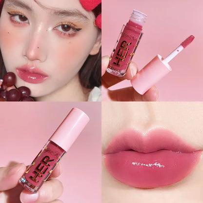 Moisturizing Glitter Lip Gloss – Non-Stick Liquid Lipstick