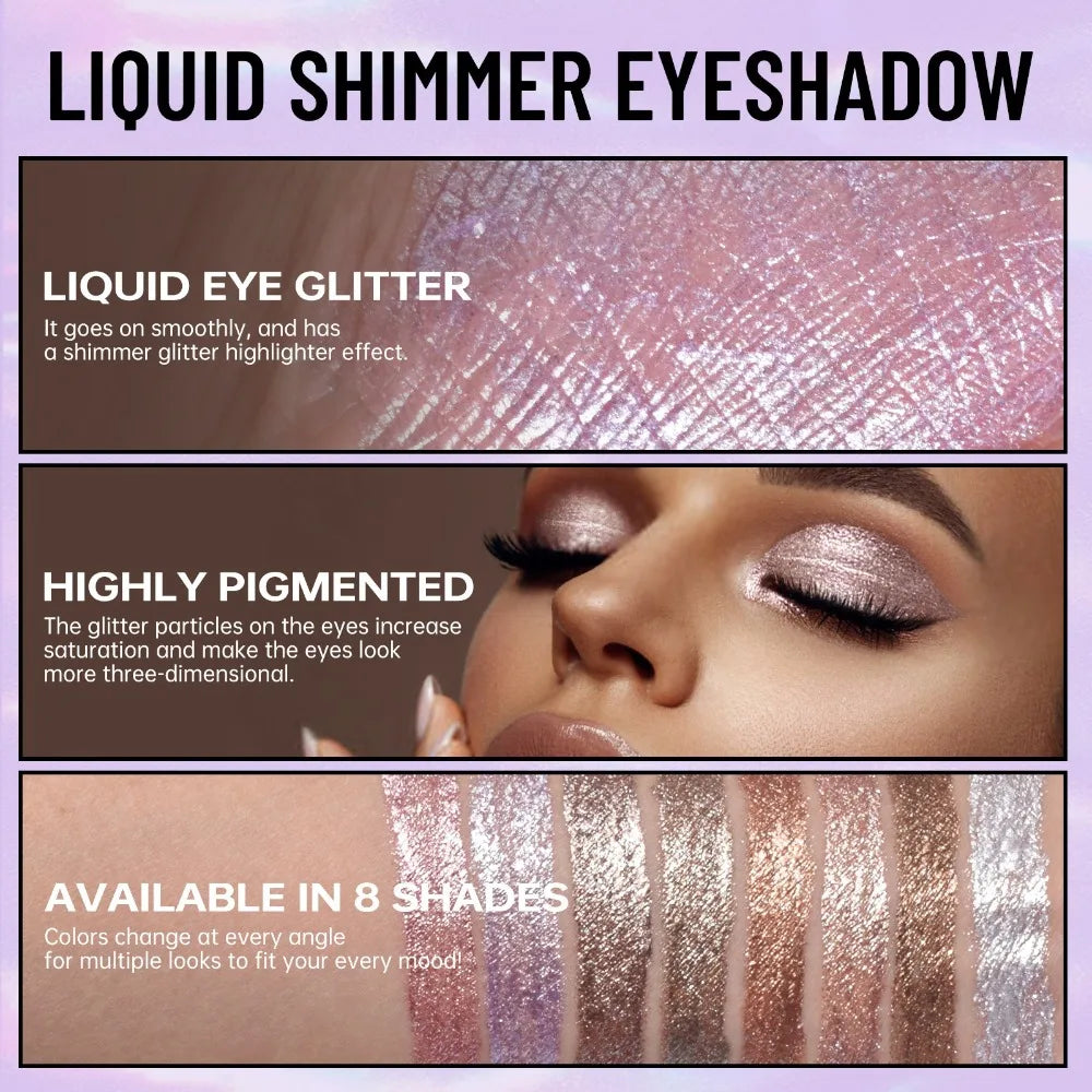 Pearly Glitter Eyeshadow for Eyelids