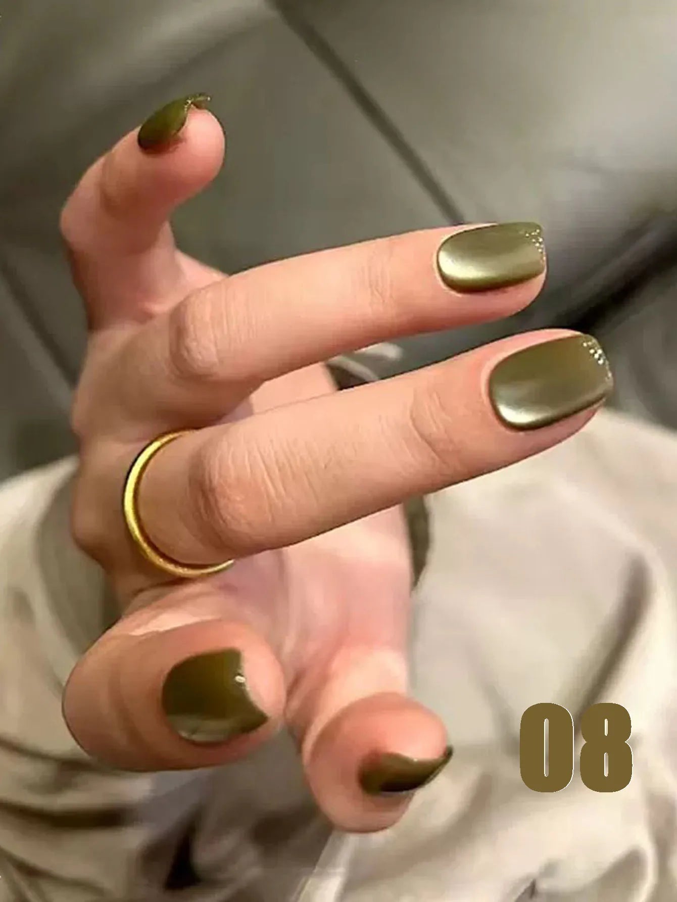 MIANEL 12ml Green Cat Eye Magnetic Gel Polish