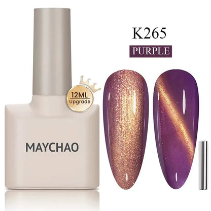 MAYCHAO Galaxy Cat Eye Magnetic Gel Polish