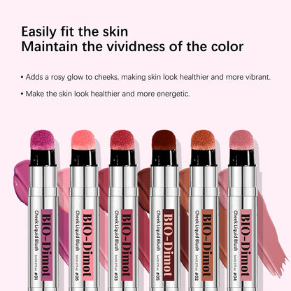 6-Color Matte Liquid Blush Stick – Lip & Cheek