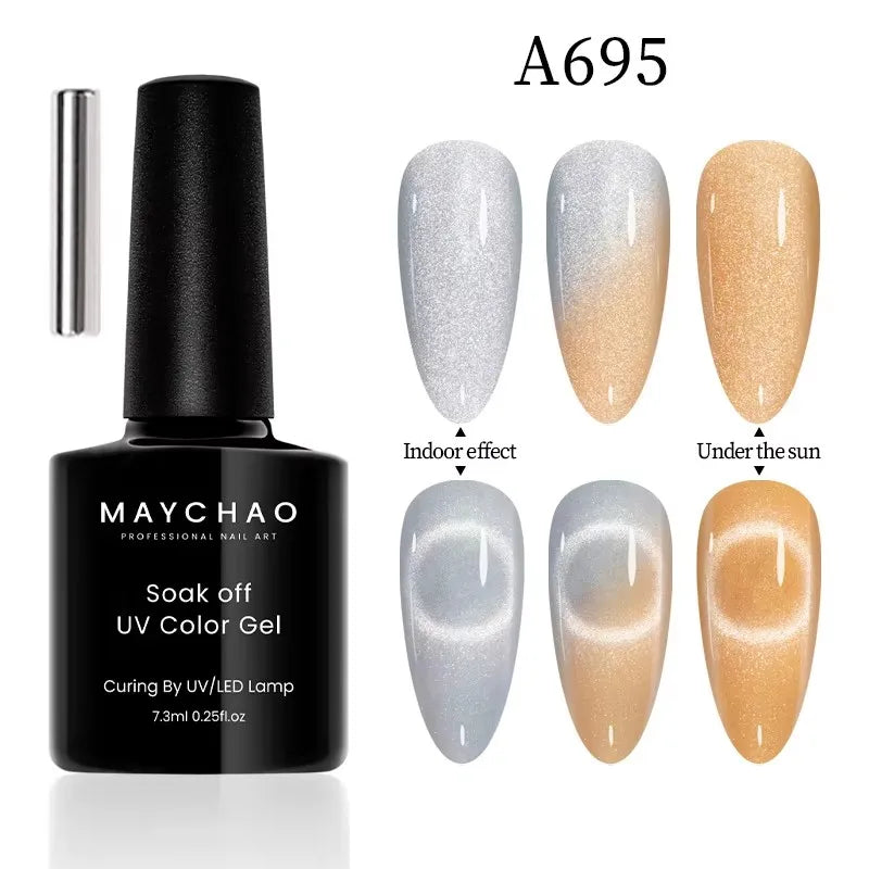 MAYCHAO Galaxy Cat Eye Magnetic Gel Polish