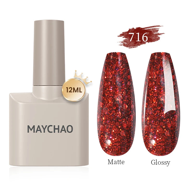 MAYCHAO 12ML UV LED Semi-Permanent Gel Polish
