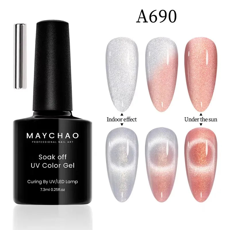 MAYCHAO Galaxy Cat Eye Magnetic Gel Polish