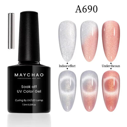 MAYCHAO Galaxy Cat Eye Magnetic Gel Polish