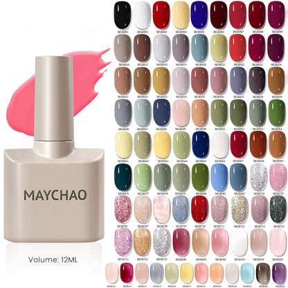 MAYCHAO 12ML UV LED Semi-Permanent Gel Polish
