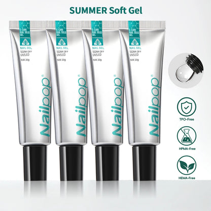 Nailpop Soft Nail Tips Gel