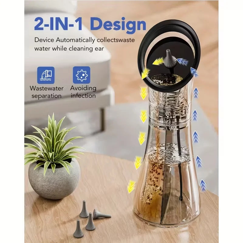 Electric Ear Cleaning Kit with LED Display