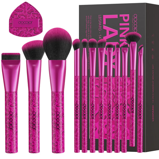 Docolor 12-Piece Pink Makeup Brush Set