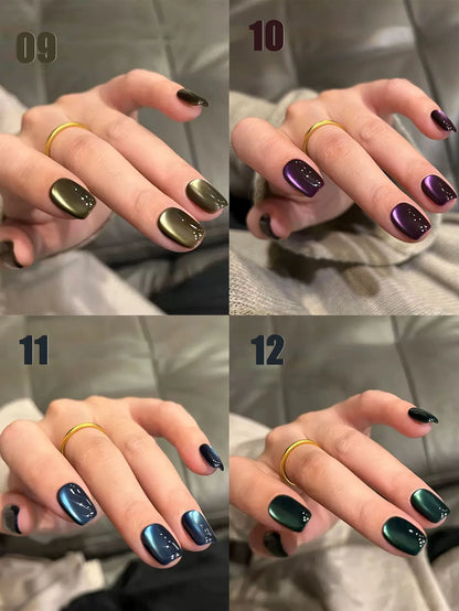 MIANEL 12ml Green Cat Eye Magnetic Gel Polish