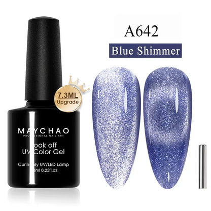 MAYCHAO Galaxy Cat Eye Magnetic Gel Polish
