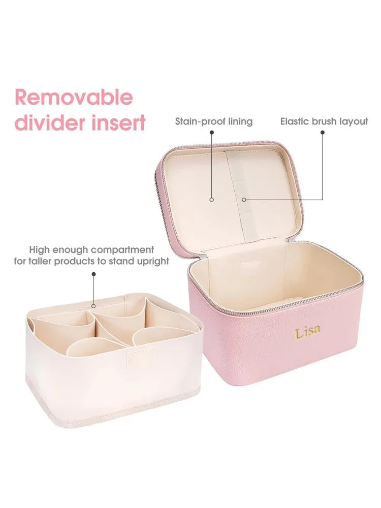 Double-Layer Makeup Organizer Bag