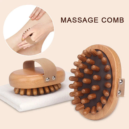 Wooden Body Massage Brush