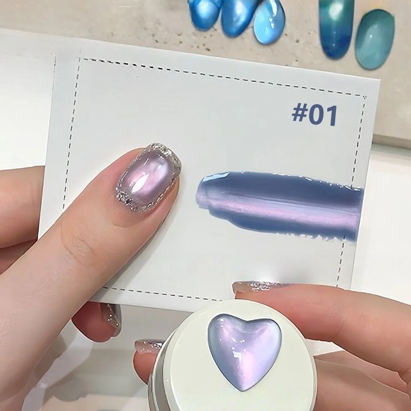 MIANEL 12ml Green Cat Eye Magnetic Gel Polish