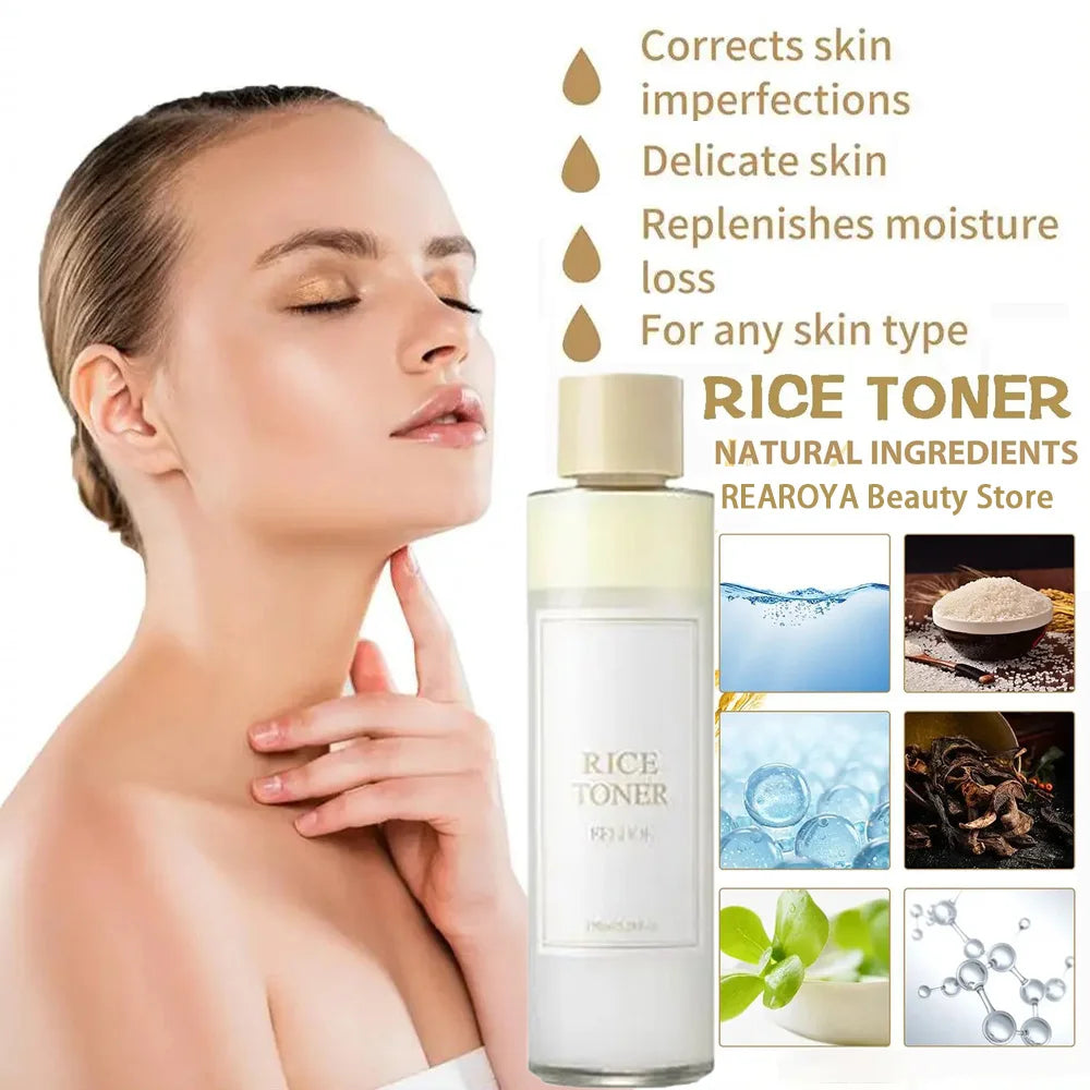 Rice Extract Hydrating & Brightening Facial Toner 150ml