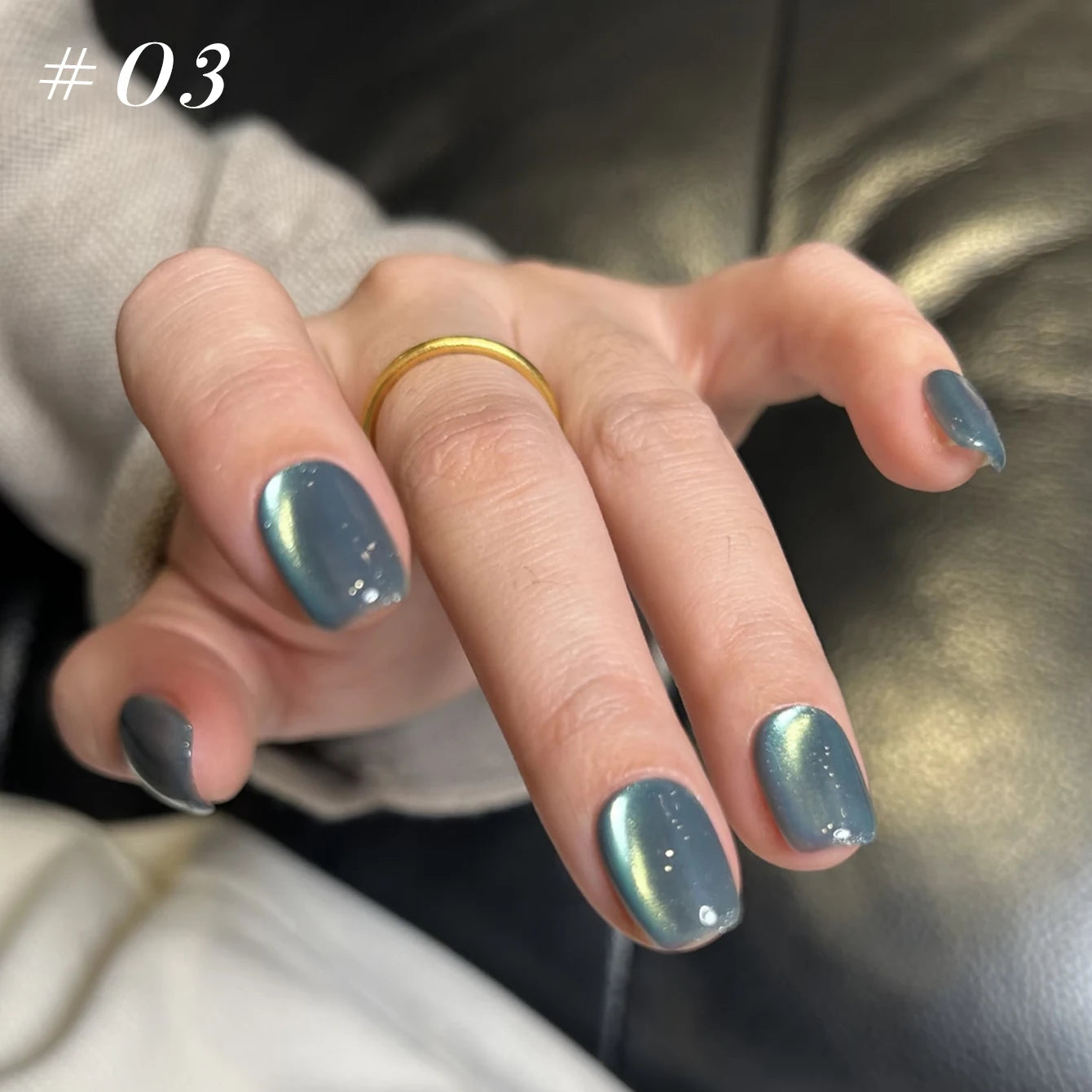 MIANEL 12ml Green Cat Eye Magnetic Gel Polish