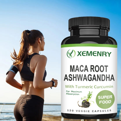 Maca Ashwagandha Capsules – Stress & Energy Boost