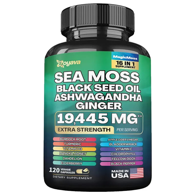 Sea Moss & Black Seed Capsules