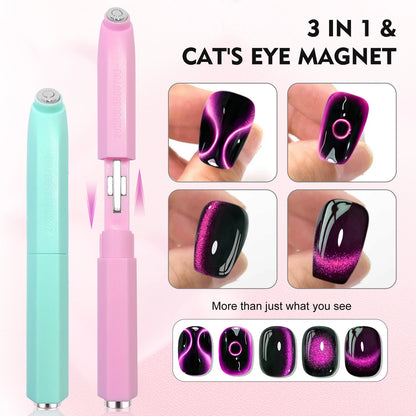 3D Cat Eye Nail Magnet – Gel Nail Art Tool